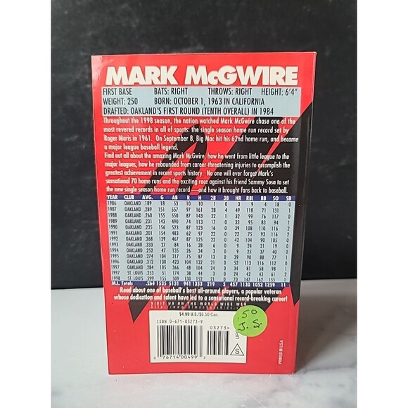 Mark McGuire A Biography By Jonathan Hall Paperback - Picture 9 of 10